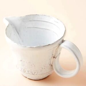 Anthroplogie The Glenna Italian Earthenware Creamer NIB MSRP $34